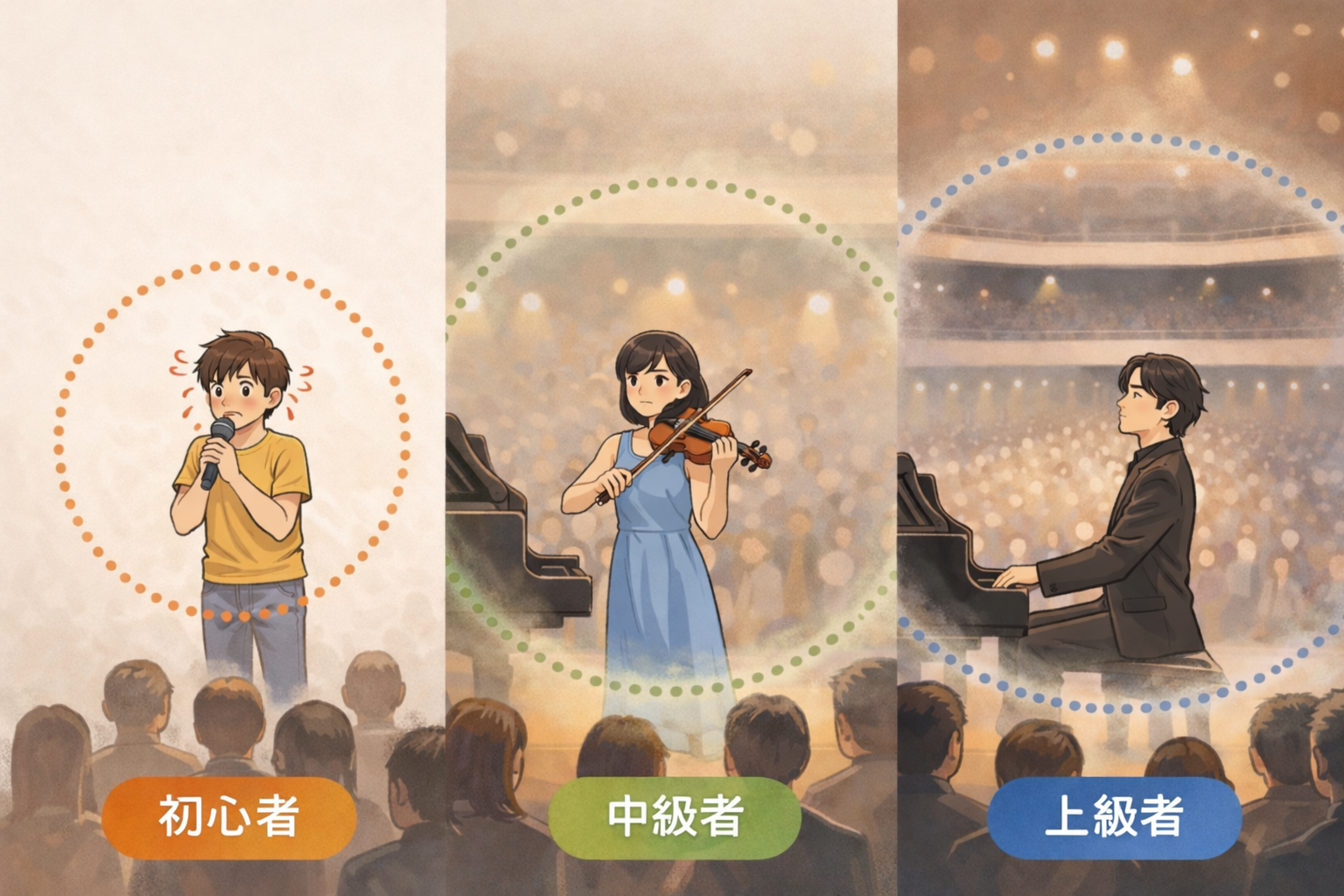 緊張・あがりへの向き合い方